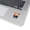 Anti-Trump Elon Musk DOGE Sticker – Dumb or Dumber Political Humor