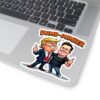 Anti-Trump Elon Musk DOGE Sticker – Dumb or Dumber Political Humor