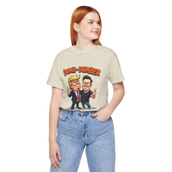 Dumb or Dumber Anti-Trump Elon – Funny Satirical T-shirt Design