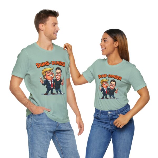 Dumb or Dumber Anti-Trump Elon – Funny Satirical T-shirt Design