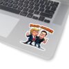 Anti-Trump Elon Musk DOGE Sticker – Dumb or Dumber Political Humor