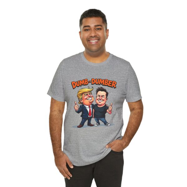 Dumb or Dumber Anti-Trump Elon – Funny Satirical T-shirt Design