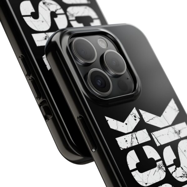 Muck Fusk Tough iPhone Case – Anti-Elon Tesla DOGE Bold Distressed Design