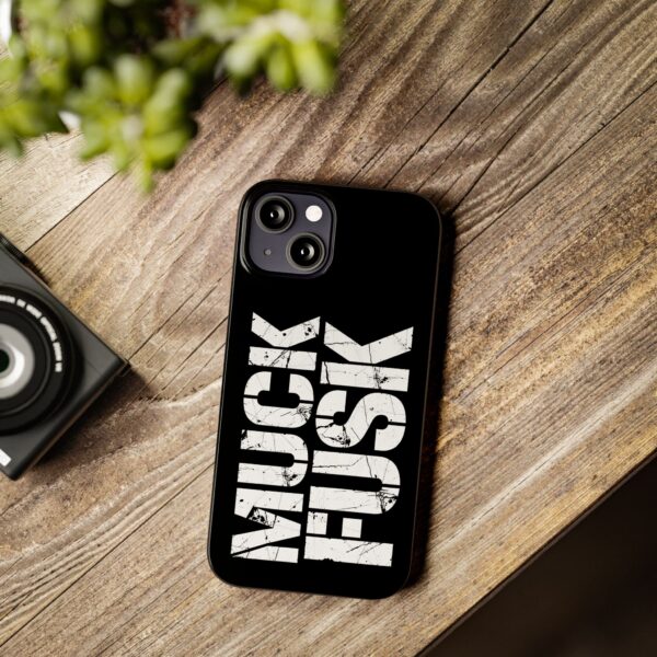 Bold Anti-Elon Statement – Make a Statement with the Muck Fusk iPhone Slim Case