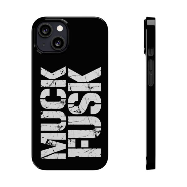 Bold Anti-Elon Statement – Make a Statement with the Muck Fusk iPhone Slim Case