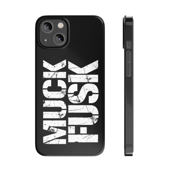 Bold Anti-Elon Statement – Make a Statement with the Muck Fusk iPhone Slim Case