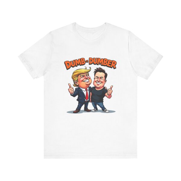 Dumb or Dumber Anti-Trump Elon – Funny Satirical T-shirt Design