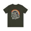 Respect My Existence Or Expect My Resistance - Bold Rainbow Pride Statement Tee