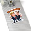 Anti-Trump Elon Musk DOGE Sticker – Dumb or Dumber Political Humor