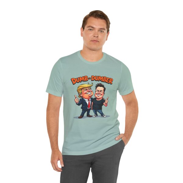 Dumb or Dumber Anti-Trump Elon – Funny Satirical T-shirt Design